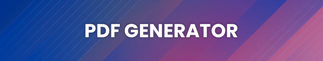 PDF Generator